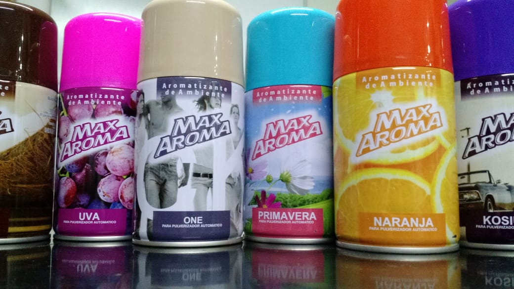 AEROSOL REPUESTO -18 FRAGANCIAS- x 12 un
