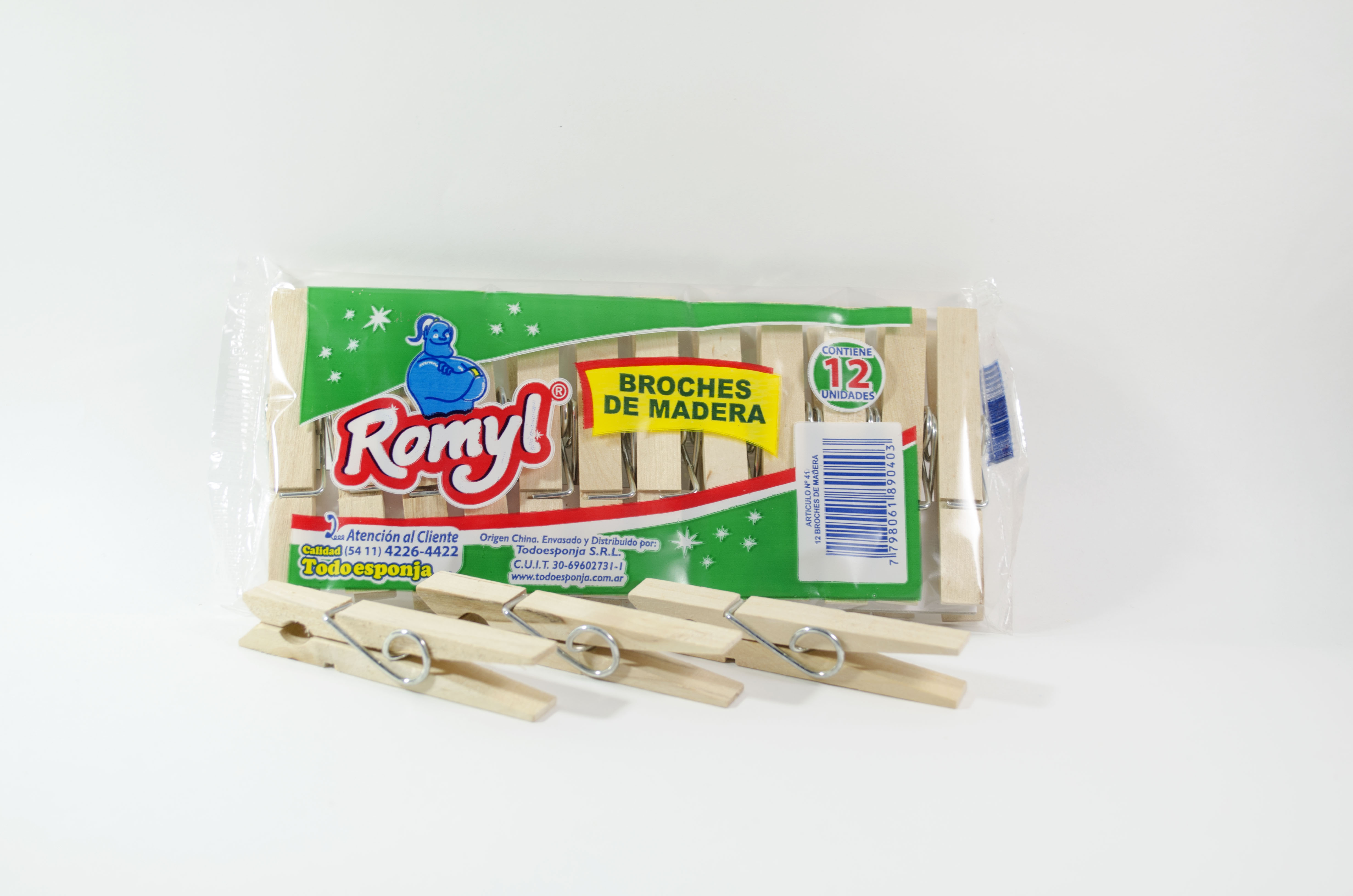 BROCHES DE MADERA REFORZADOS 