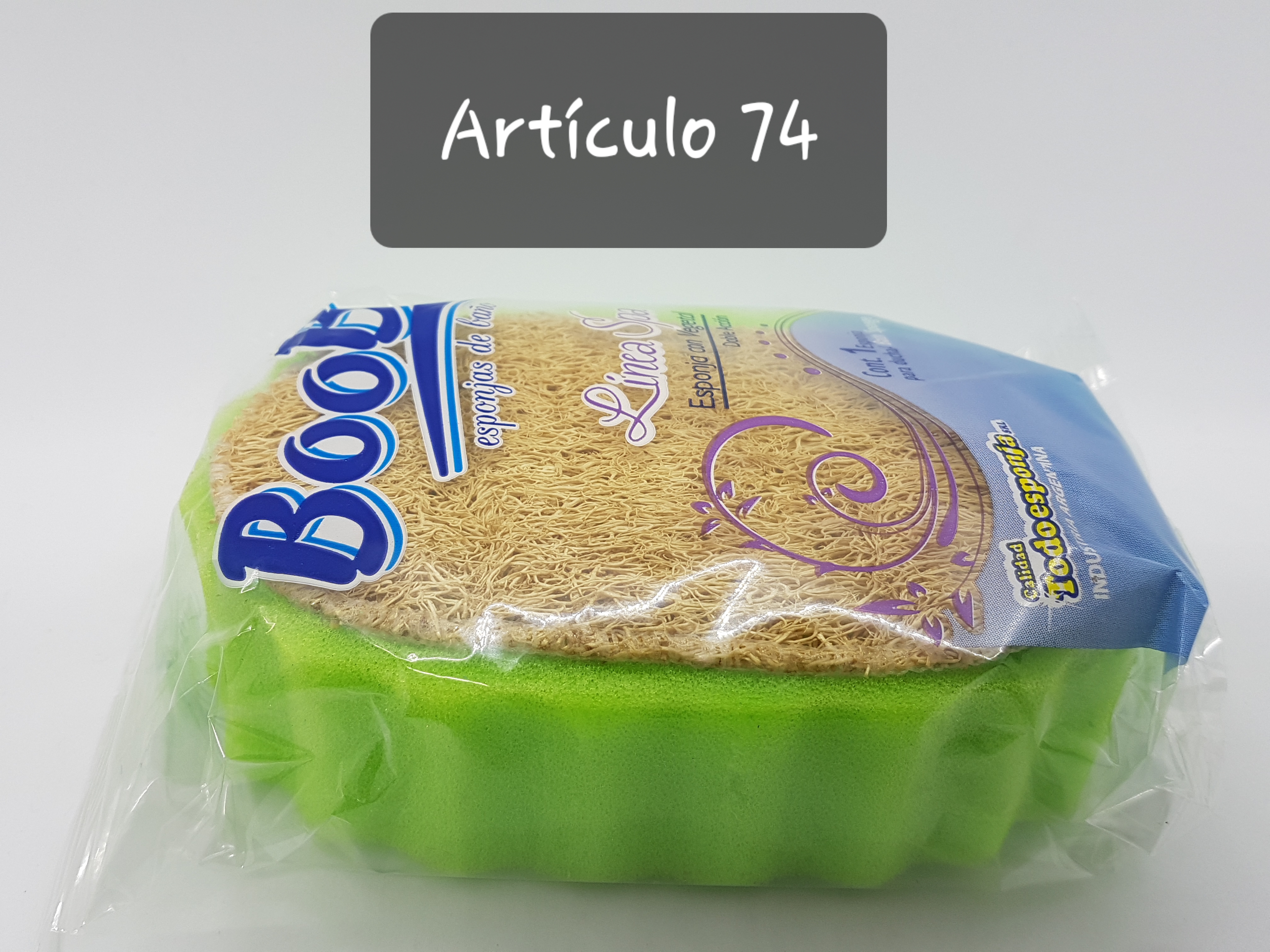 ESP. OVALADA DE BAÑO CON VEGETAL 