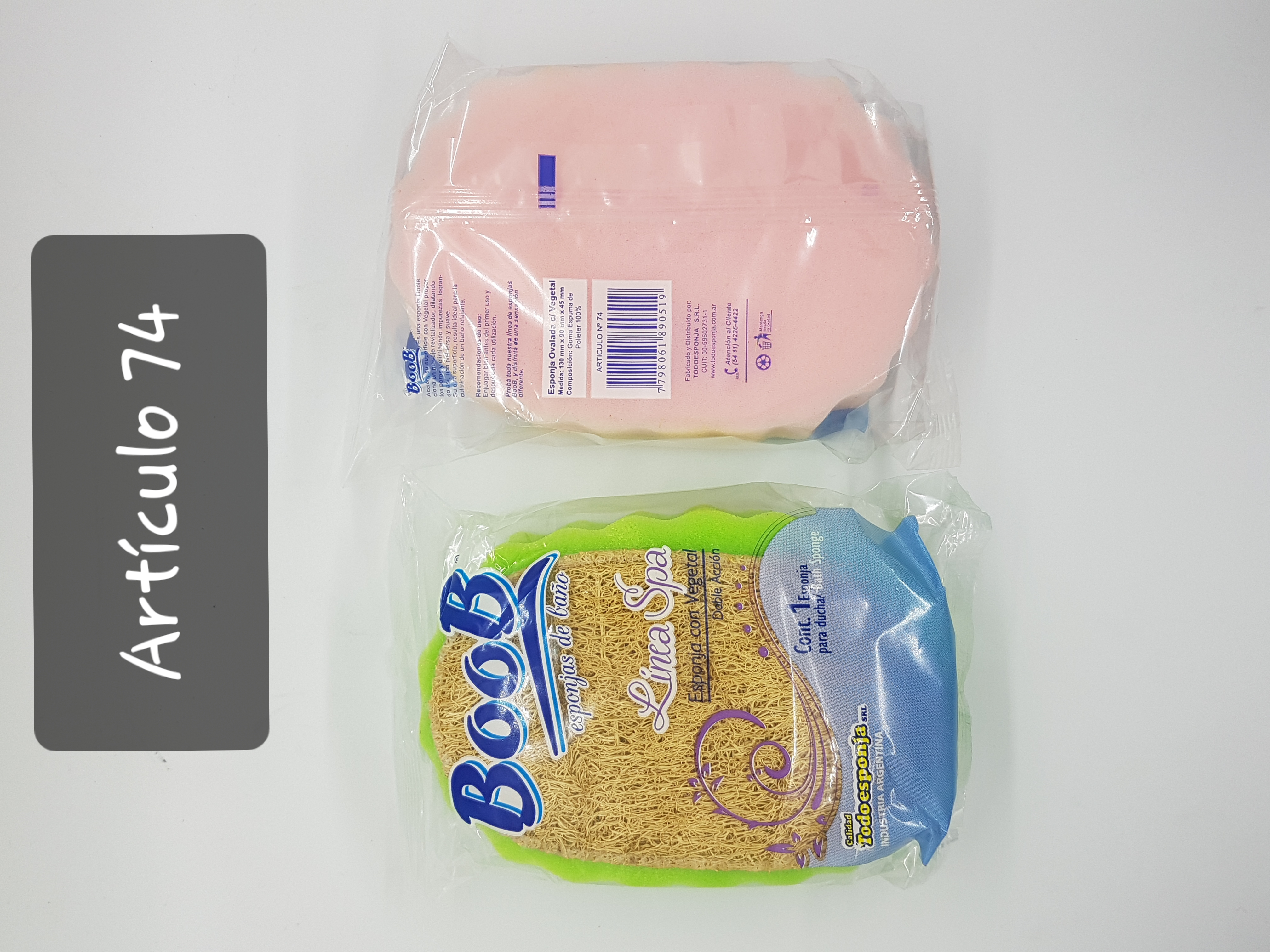 ESP. OVALADA DE BAÑO CON VEGETAL 