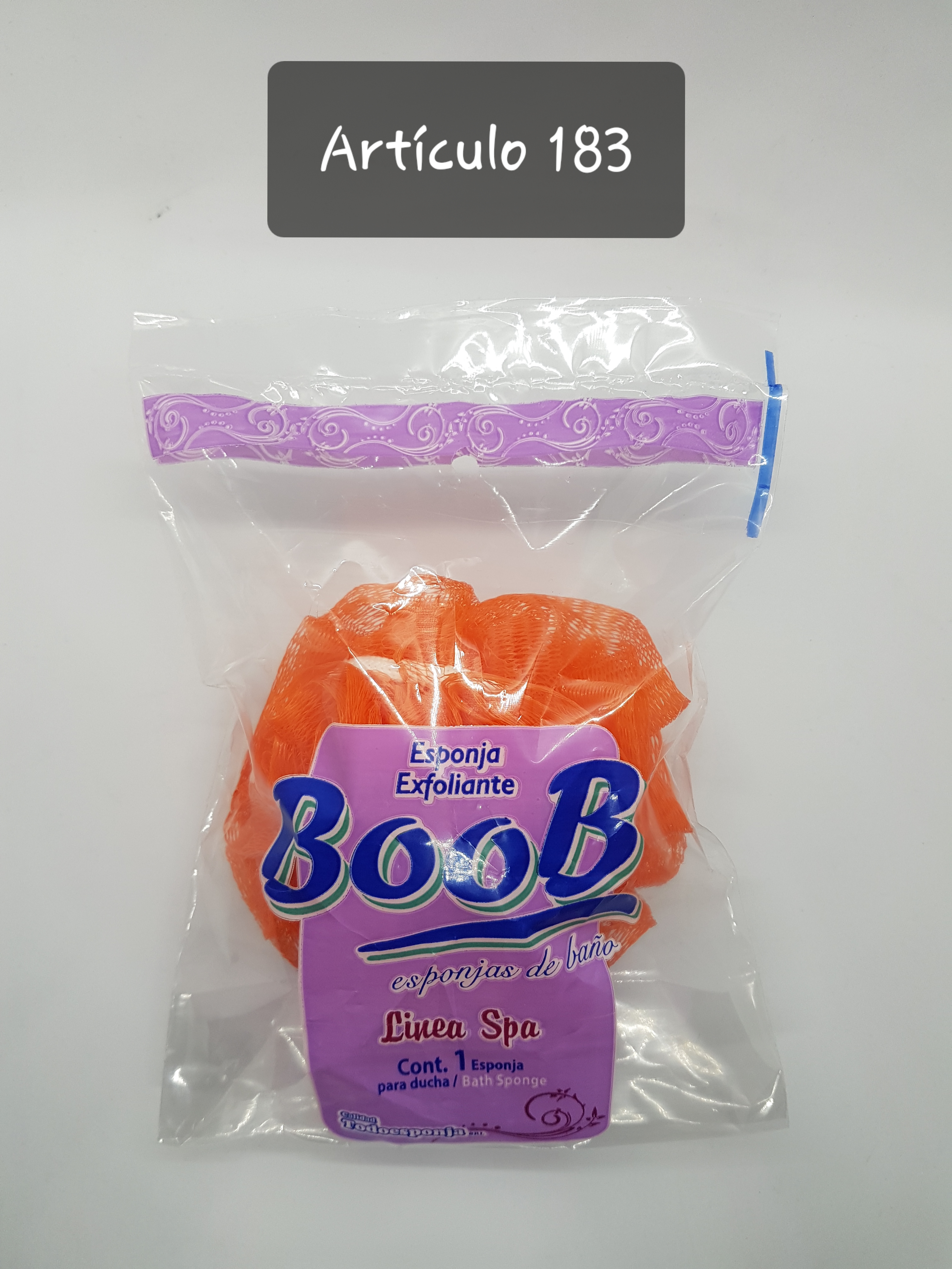 ESPONJA DE BAÑO EXFOLIANTE -PIEL SUAVE