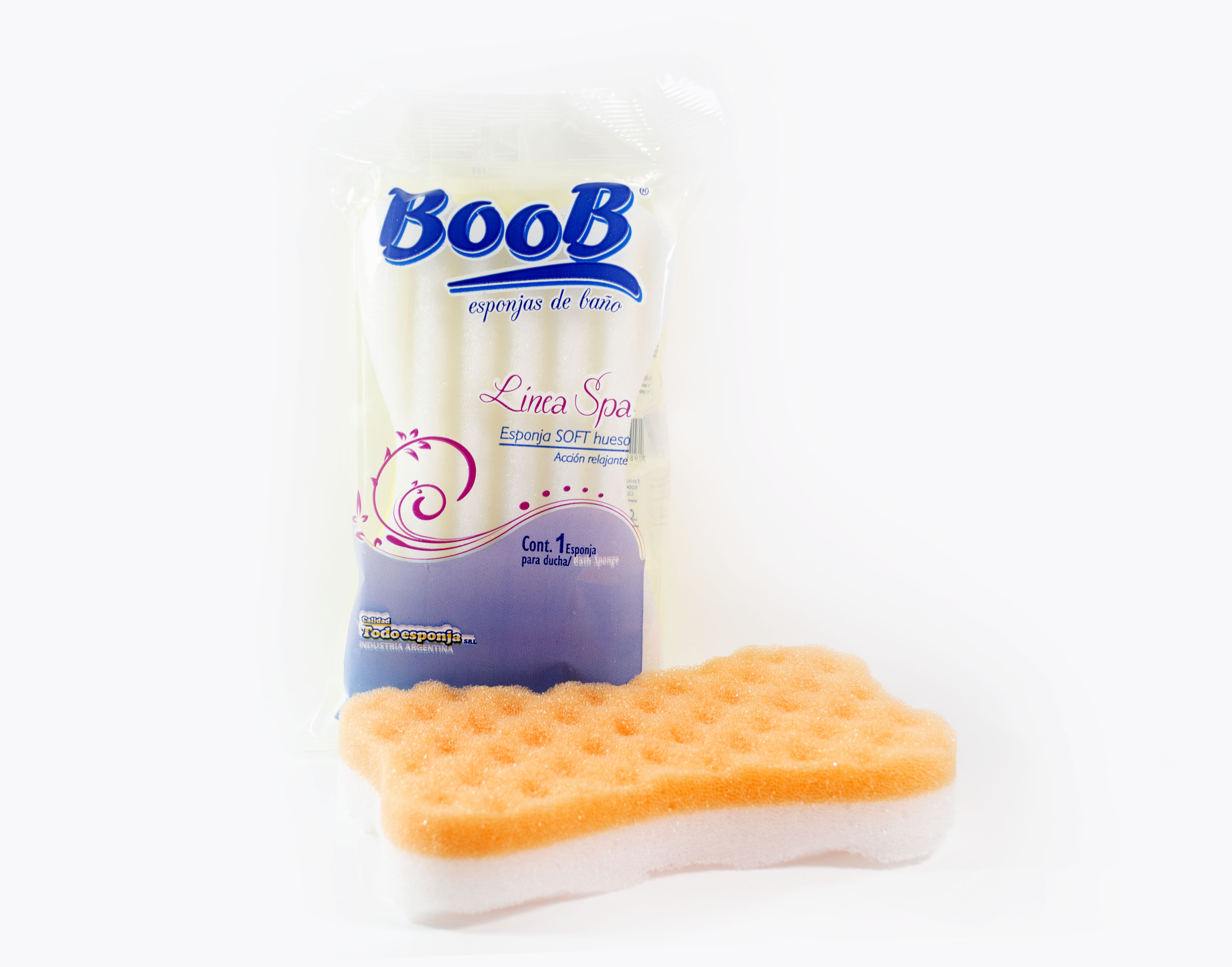 ESPONJA DE BAÑO HUESO SOFT 
