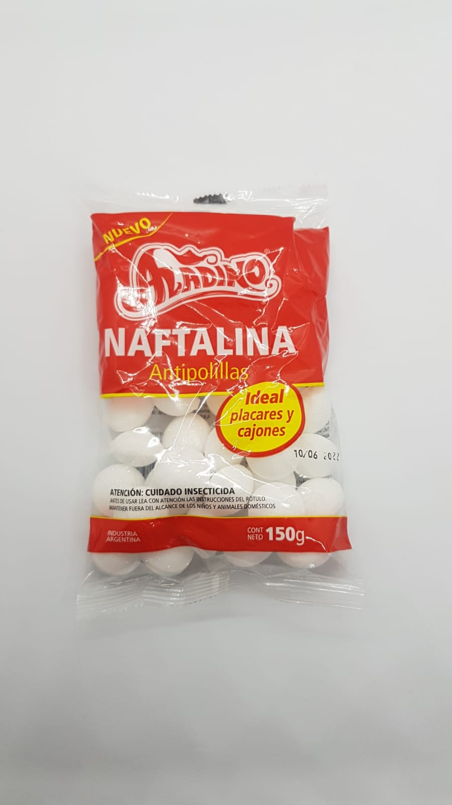 NAFTALINA EN BOLITAS  -PURA-